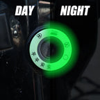 Car Window Lifter Stickers Car Night Glowing Interior Button Sticker Decals Car Lifter Switch Night Fluorescent Decoration