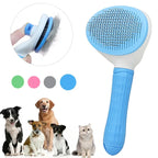 Pet Dog Brush Cat Comb Self Cleaning Pet Hair Remover Brush For Dogs Cats Grooming Tools Pets Dematting Comb Dogs Amagi