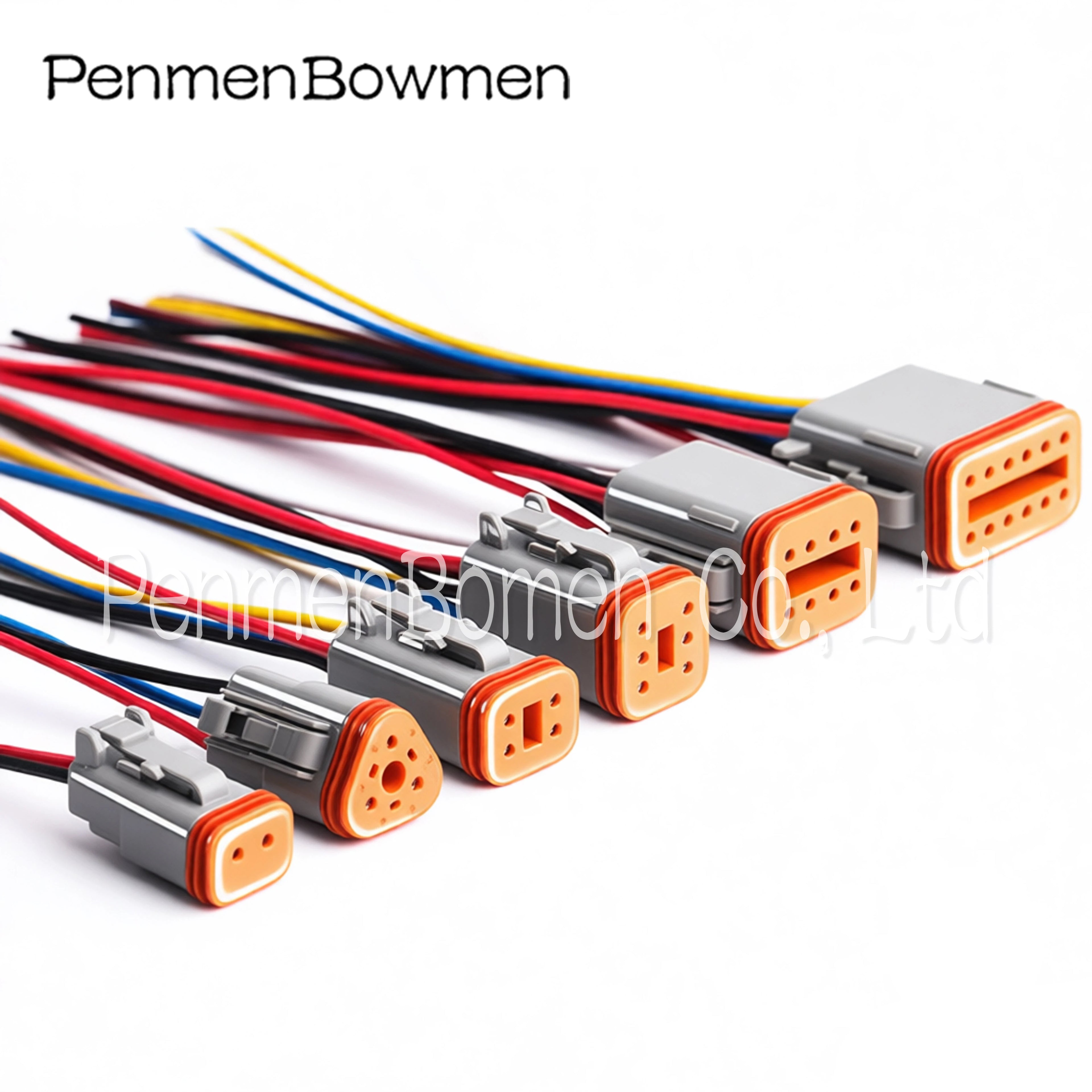 1 Set 2 3 4 6 8 12 Pin Car Deutsch DT Electrical Cable Connectors Male Female Wire Harness Plug DT06-2S DT04-2P