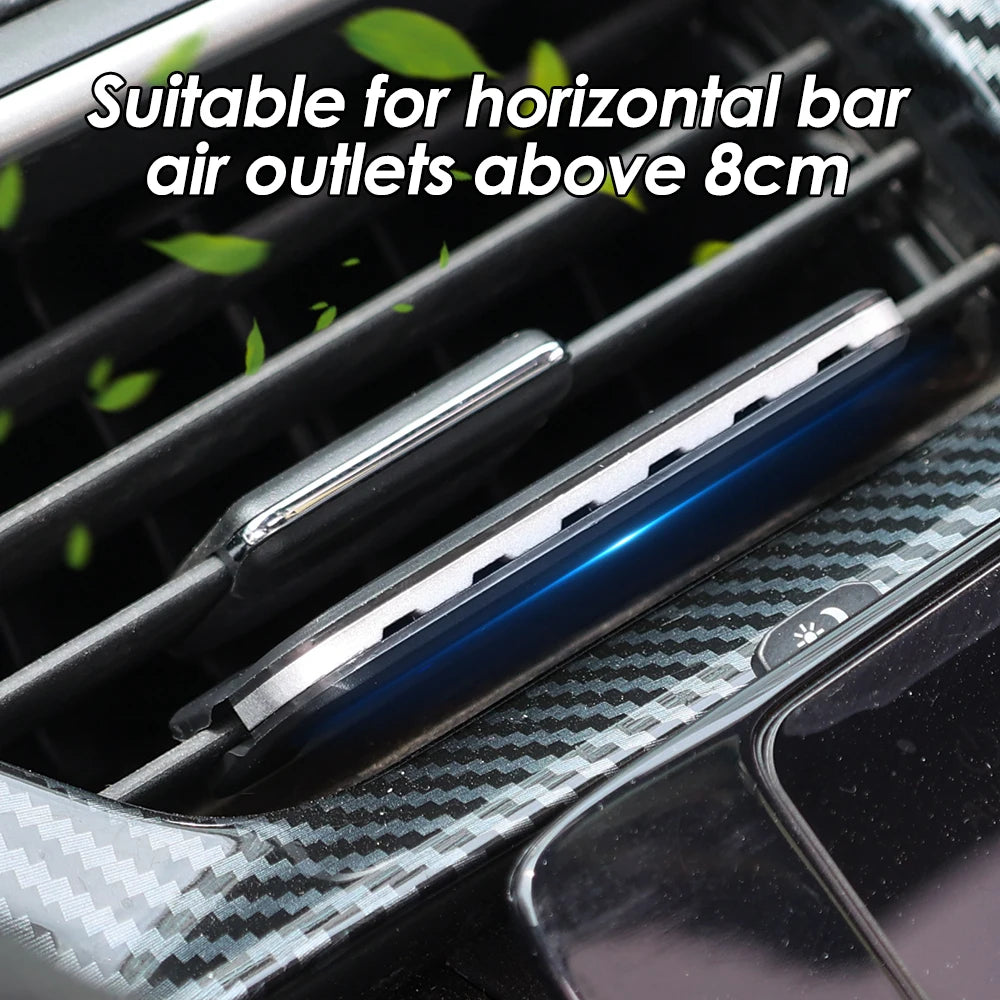 Car Aromatherapy Clip Solid Aromatherapy Strips Set Auto Air Outlet Wind Direction Paddle Hidden Fragrance Clip Scent Tablets