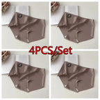 4PC Seamless Silk Women's Panties Ultra-Thin Briefs with High Elasticity Breathable Comfortable Soft Lingerie Underwear Amagi
