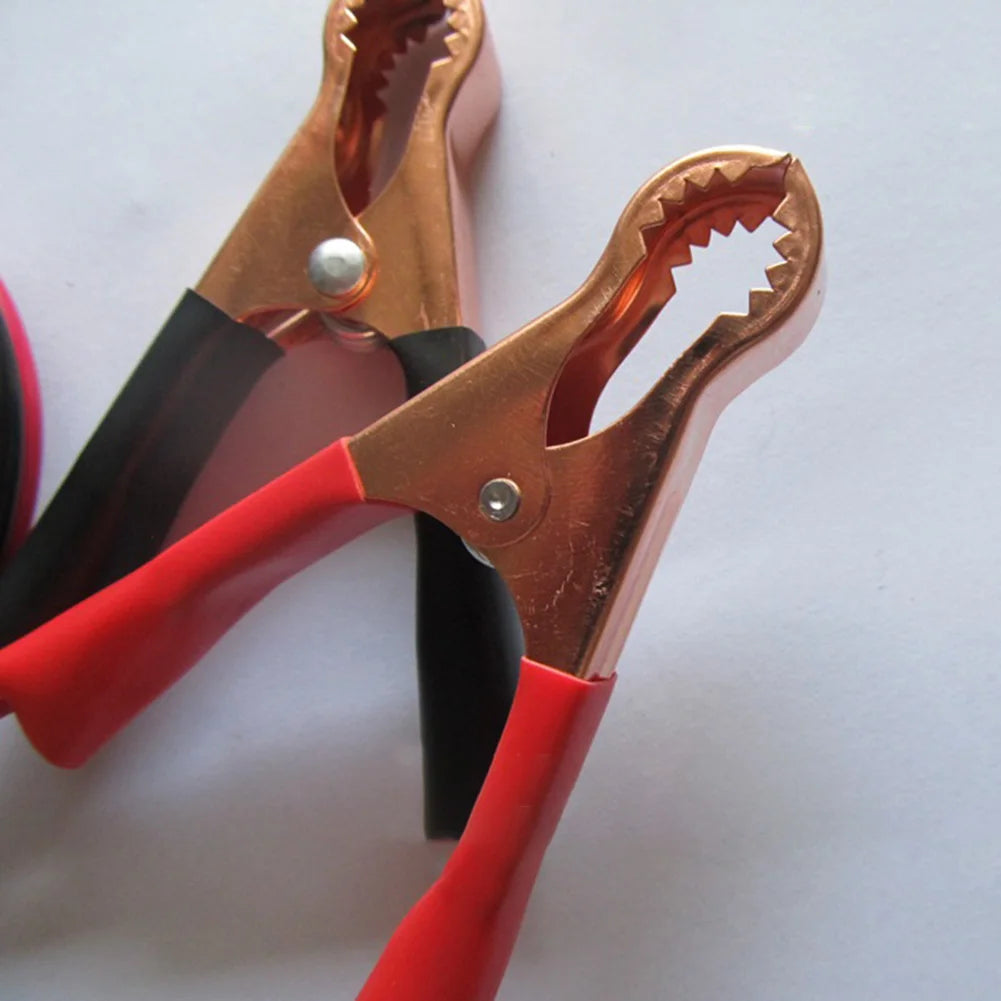 2 Pcs Car 50AMP Battery Inverter Wire Power Transfer Cable Alligator Clip Devices Plastic And Copper Cables Battery Clip Wire