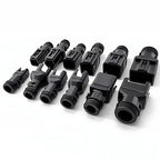 10/50 Sets 2-12P Male Female DT Connector Tail Clip Set with Corrugated Pipe Fixed Harness Clip,Protective Sheath 1011-235-0405