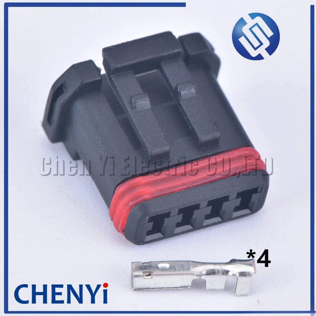 4 Pin Female or male Auto Waterproof Connector Car Rearview Mirror Heating Wire Harness plug Socket MX19004S51 MX19004P51