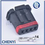 4 Pin Female or male Auto Waterproof Connector Car Rearview Mirror Heating Wire Harness plug Socket MX19004S51 MX19004P51