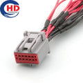 10 Pin Connector Unsealed Male Female Connector Cable Plug Motorcycle Electrical Harnesses 30968-1100 30700-1100
