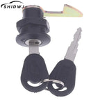3Pcs/Set 2 Keys+1 Lock Electric Car Scooter Tail Box Lock Trunk Lock Accessories Motorcycle Rear Locks