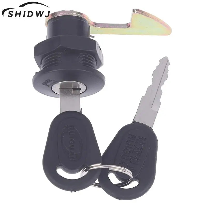 3Pcs/Set 2 Keys+1 Lock Electric Car Scooter Tail Box Lock Trunk Lock Accessories Motorcycle Rear Locks