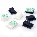 1-100Pcs Cable Clips Organizer Car Dashboard Self-Adhesive Drop Wire Holder Cord Manager Car Fixed Clamp Wire Clip Accessories
