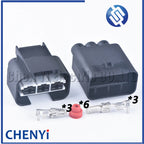 3 Pin 6.3mm series 1743271-2 Female Auto Waterproof Connector Automotive Plug Electric Wire Radiator Fan Harness Socket