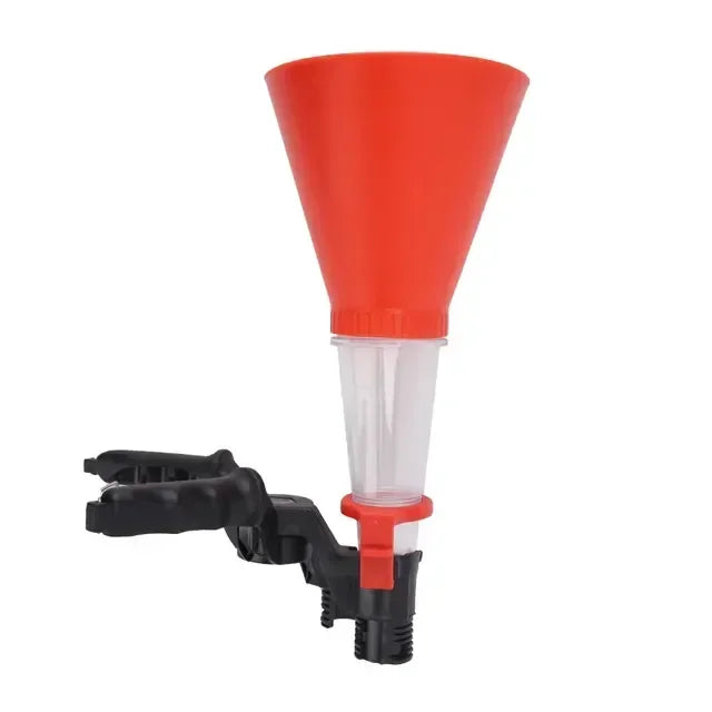 Car Engine Oil Funnel Universal Fuel Add Funnel Tools Adjustable Gasoline Special Funnel Non-leakage Design amagi