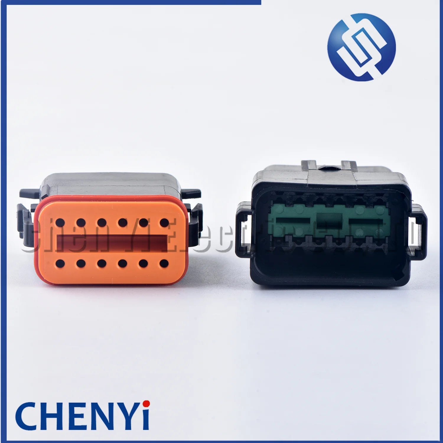 Black 12 Pin Male Female Automotive Waterproof Connector Sealed Plug DT06-12SB DT04-12PB With Pins For Deutsch DT Series