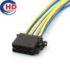 8 Pin Unsealed TE Tyco Middle Slot Auto ISO Radio Horn CD Connector 2.8 mm Male Female Plug For Toyota Lexus 962189-1