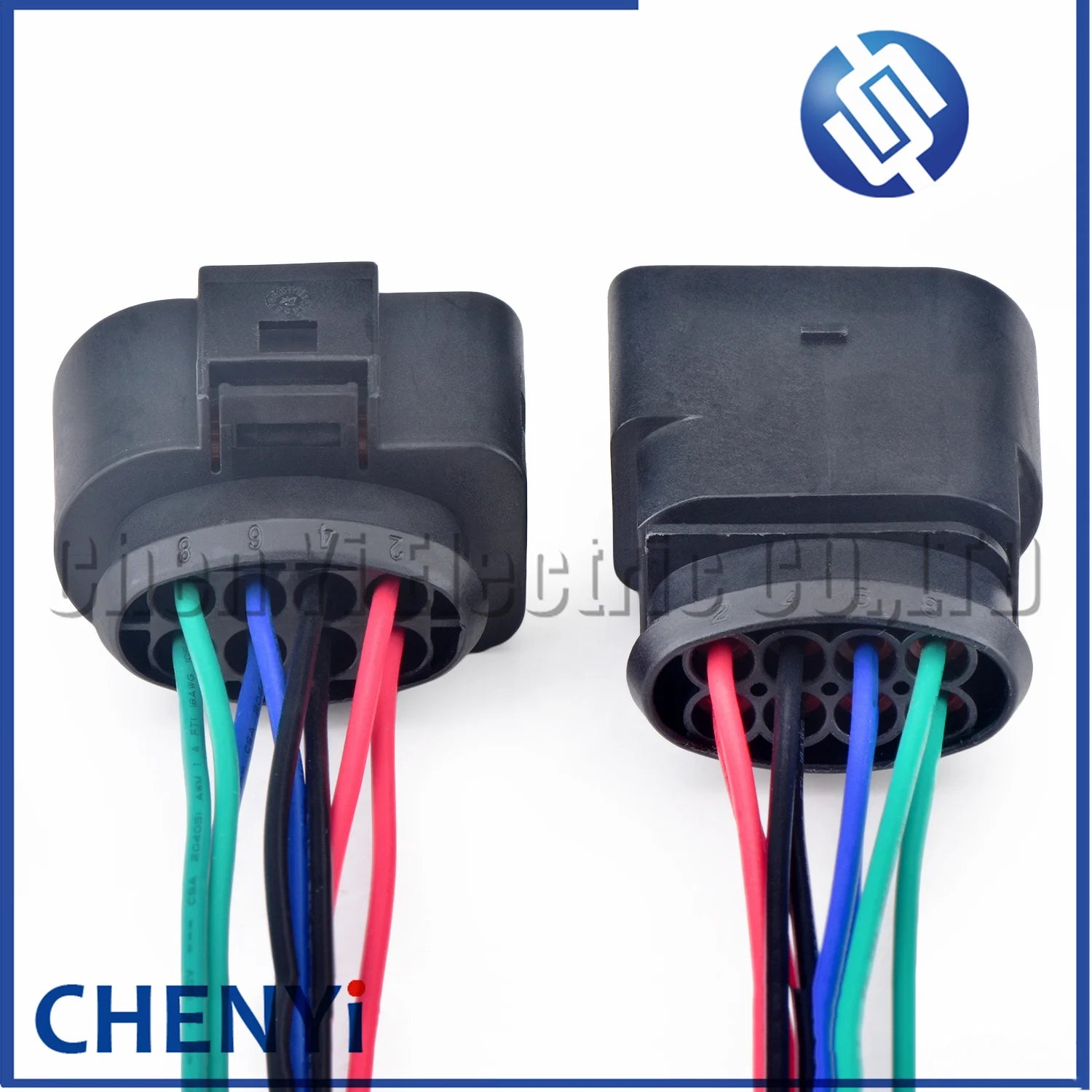 8 Pin 3.5 series Auto waterproof connector Front bumper radar tail light Headlights Lamp wire harness plug 8D0973734 8D0973834