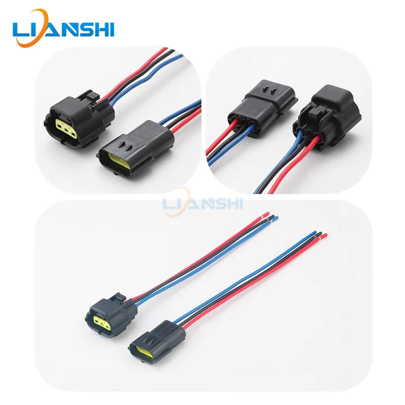 174357-2/174359-2 High quality air inlet pressure sensor waterproof plug 3-hole connector sheath terminal DJ70316Y-1.8-11/21