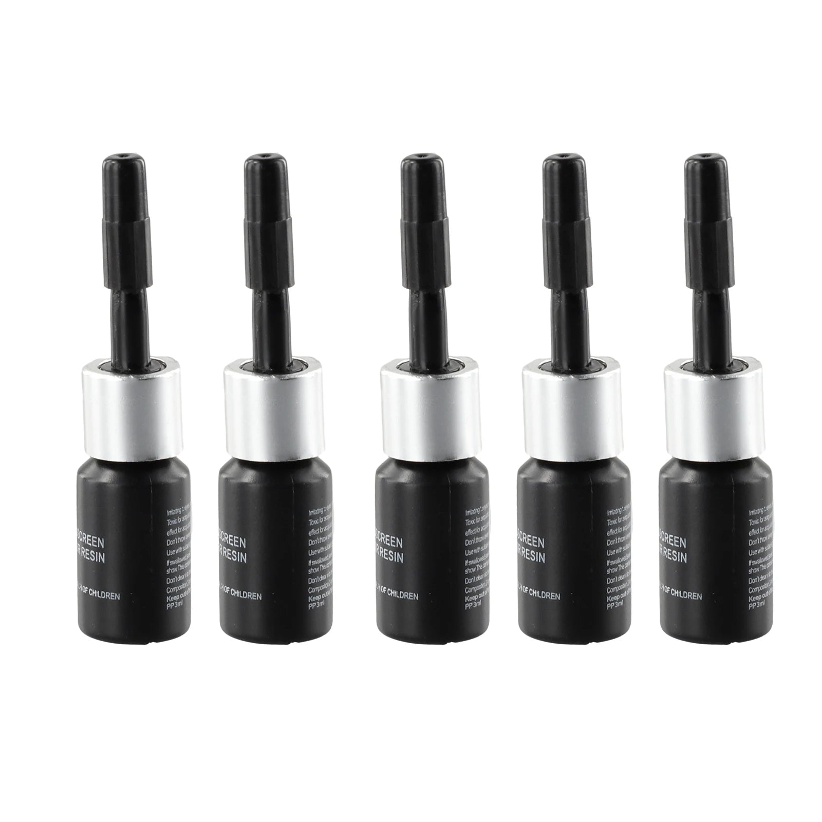 5PCS Automotive Windshield Glass Crack Nano Repair Fluid Car Resin Scratch Crack Restore Fluid Glass Curing Glue Car Accessories