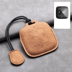 New Leather 4 Buttons Car Remote Key Case Cover for Zeekr 001 X 2021 2022 2023 for ZEEKR 001 009 Full Protector Fob Keychain