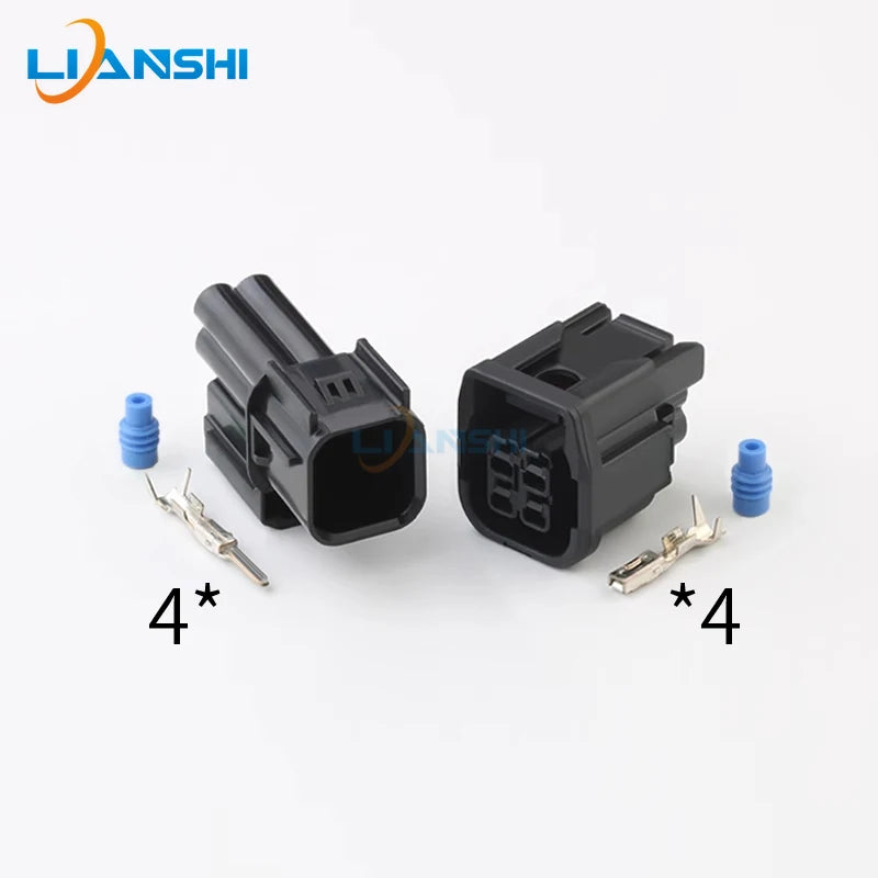 6181-6783 6189-7409 for automotive LED headlights day running light fog lamp plug 4p harness connector with terminals