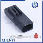 2 Pin 3.5mm 50290756 Automotive waterproof connector Ignition coil generator wiring harness plug 09441201 168 545 27 28
