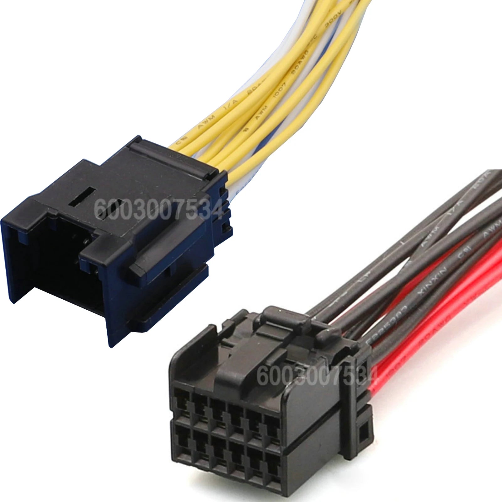 174058-2 174045-2 12 Pin Connector Unsealed 1.0mm Series Male Female Connectors Cable Plug Motorcycle Electrical Harnesses