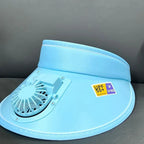 Breathable Cooling Fan Hat Sunscreen Fan Sun Visor Hat Fishing Hat Cooling Peaked Cap Hat Usb Charging Hat For Sport Sunhat Amag