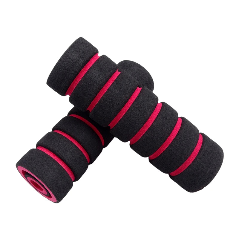 4pcs Universal Grip Comfort Sponge Foam Handle Bar Motorcycle Dirt Bike E-bike Grip Cover Non-slip Soft Handlebar Bicycle Part