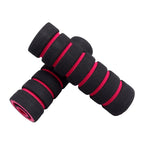 4pcs Universal Grip Comfort Sponge Foam Handle Bar Motorcycle Dirt Bike E-bike Grip Cover Non-slip Soft Handlebar Bicycle Part