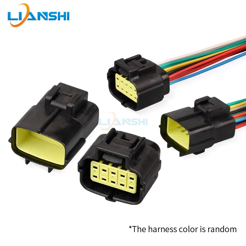10-hole waterproof connector 174657-2 Connector 174655-2 for excavator display monitor instrument plug DJ71016Y-1.8-11/21