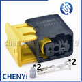 2 Pin female electric car housing wiring harness plug cable connector waterproof 1-1418448-2 With pins