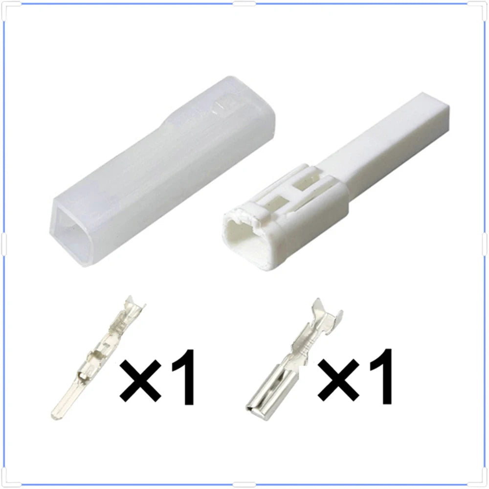 1Pin Connector Unsealed 2mm Male Female Connector Harnesses Automobile Housing Wiring Harness Cable Socket 6242-1011 1-10