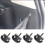 Car Mesh Pocket Hook Seat Mesh Buckle Car Interior Trunk Screw Fixing Hook Ring Universal Storage Mesh Pocket Mounting Clip