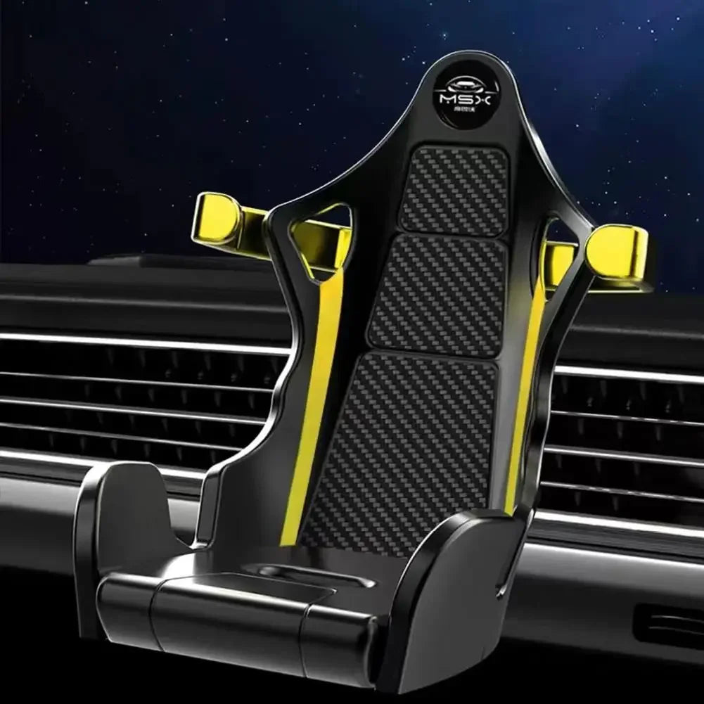 Racing Seat Car Mobile Phone Holder Stable And Shock-Resistant Car Navigation Bracket For Universal Accessories Tools