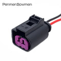 1 Set 2 Pin Car Engine Speaker Plug Wire Harness Waterproof Electronic Connector for Magotan Sagitar 1J0973772 18985000000