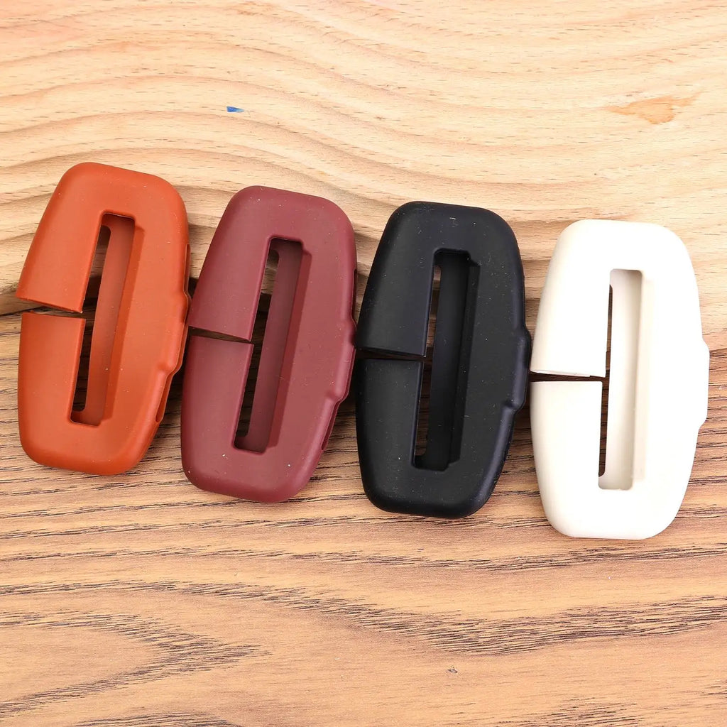4types Silicone Anti-Collision Case Seat Belt Buckle Protector Soft Silicone Protection Anti Scratch Seat Belt Buckle Accessory