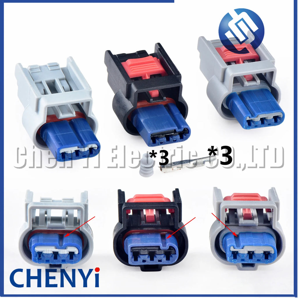 3 Pin Auto Sensor connector Car ignition coil plug 13893234 WPT-1308 CU2Z-14S411-AVA 13800876 13576035 For  Jeep Chrysler Ford