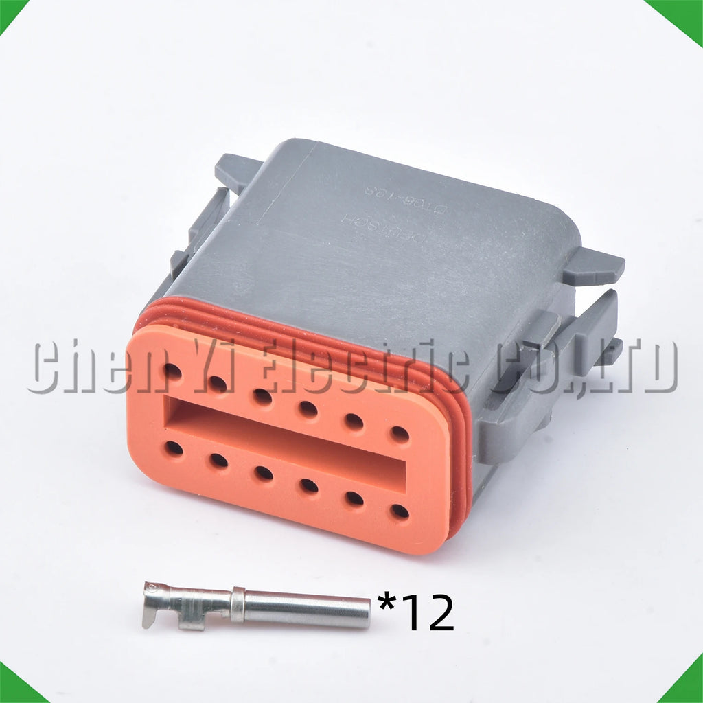 12-Pin Wire Harness female Waterproof Connector Automotive Electrical Harness pigtail