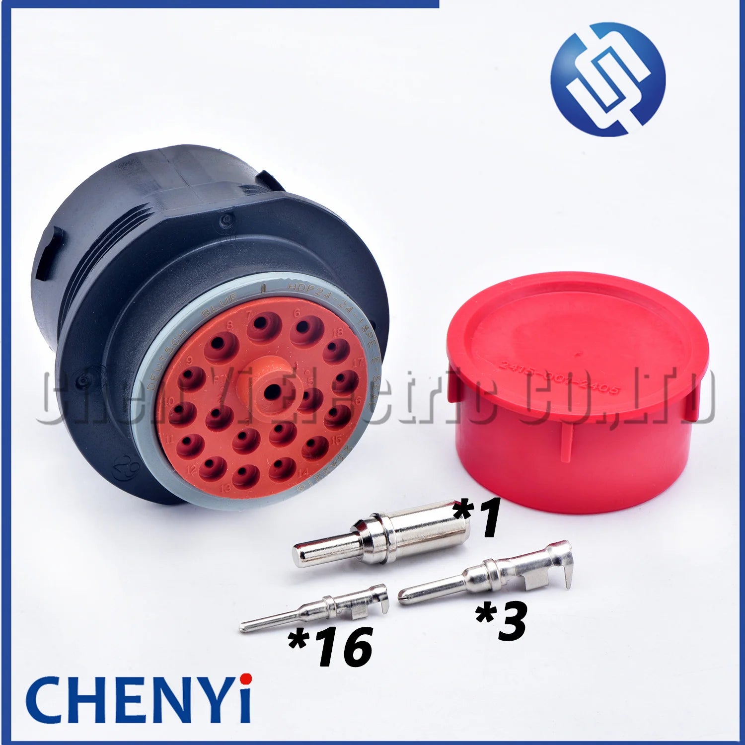 18 Pin HDP series auto waterproof connector Wire harness plug HDP26-24-18SE HDP24-24-18PE with Pins For Deutsch
