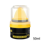 Car Leather Cleaning Cream Interior Seat Maintenance Care Oil with Sponge Brush Sofa Bags Shoes Back to Gloss Polisher Cleaner