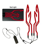Multi-functional LED Motorcycle Helmet Light Strip Kit - 3-mode Night Riding Signal Decorative Accessory For Unisex Adults Amagi