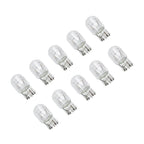 10 Pcs 5/21W Clear Glass Turn Signal Stop Brake Tail Light Bulbs LED Turn Singal Light Reverse Brake Backup Lamp Tail Light