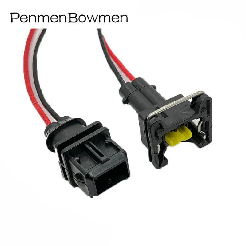 1 Set 2 Pin Car Water Temperature Fuel Injector Ignition Coil Electrical Cable Connectors Wire Harness Plug 368354-1 1928402448
