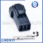 5 sets Black 3 Pin Automotive Waterproof Cable Connector Male or Female Butt Plug 03R-JWPF-VSLE-S 03T-JWPF-VSLE-S For JWPF