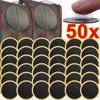Bicycle Tire Repair Patch Glue-Free Adhesive Quick Repairing Tyre Protection Patch for Mountain Road Bike Inner Tyre Repair Pads