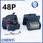 48 Pin way CMC Receptacle Left Wire Output ECU plug automotive central contral system wire harness Connectors 643201311