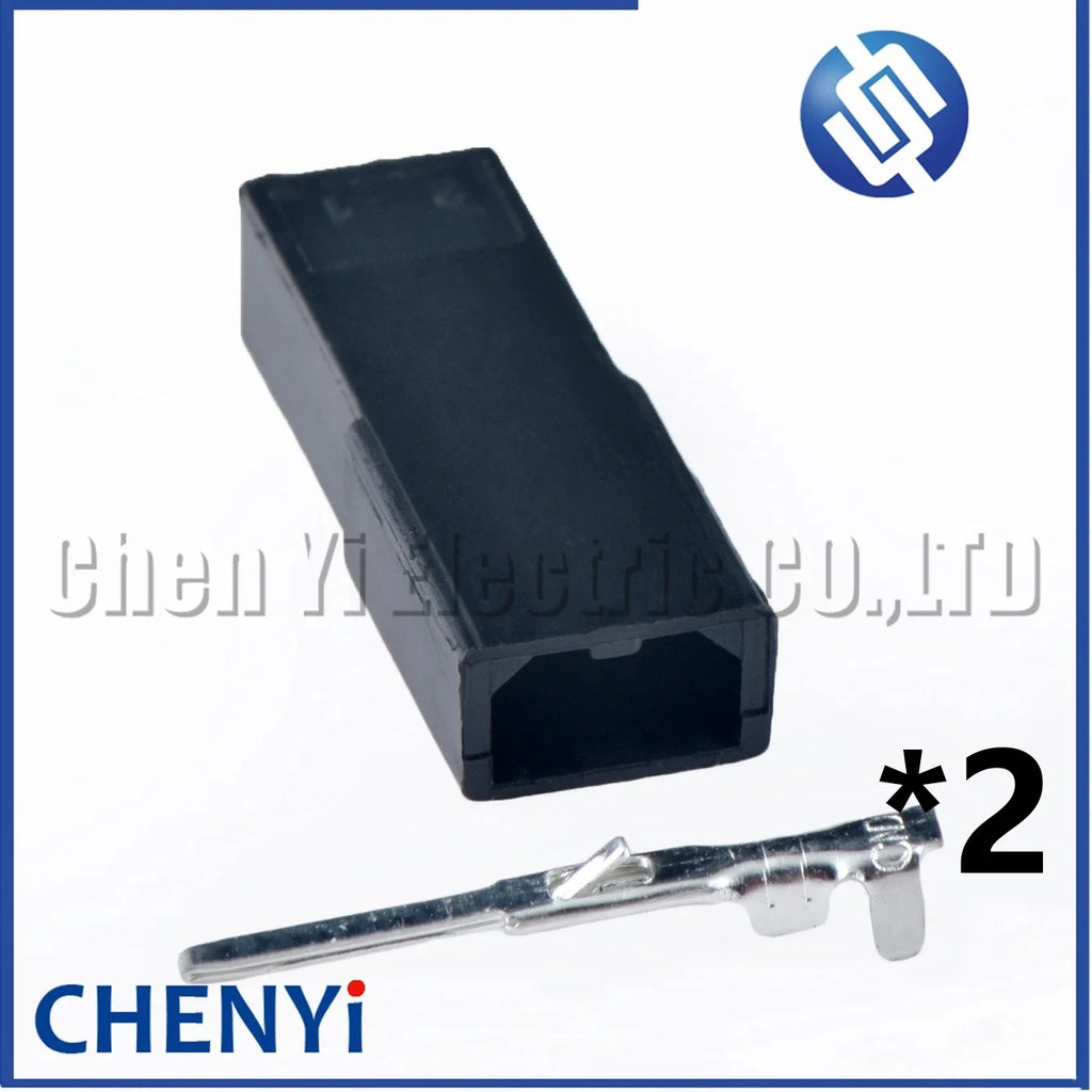 5 Set 2 Pin connector 2.54mm Female or Male Black Wire harness LED plug with Pin For SYP SYR