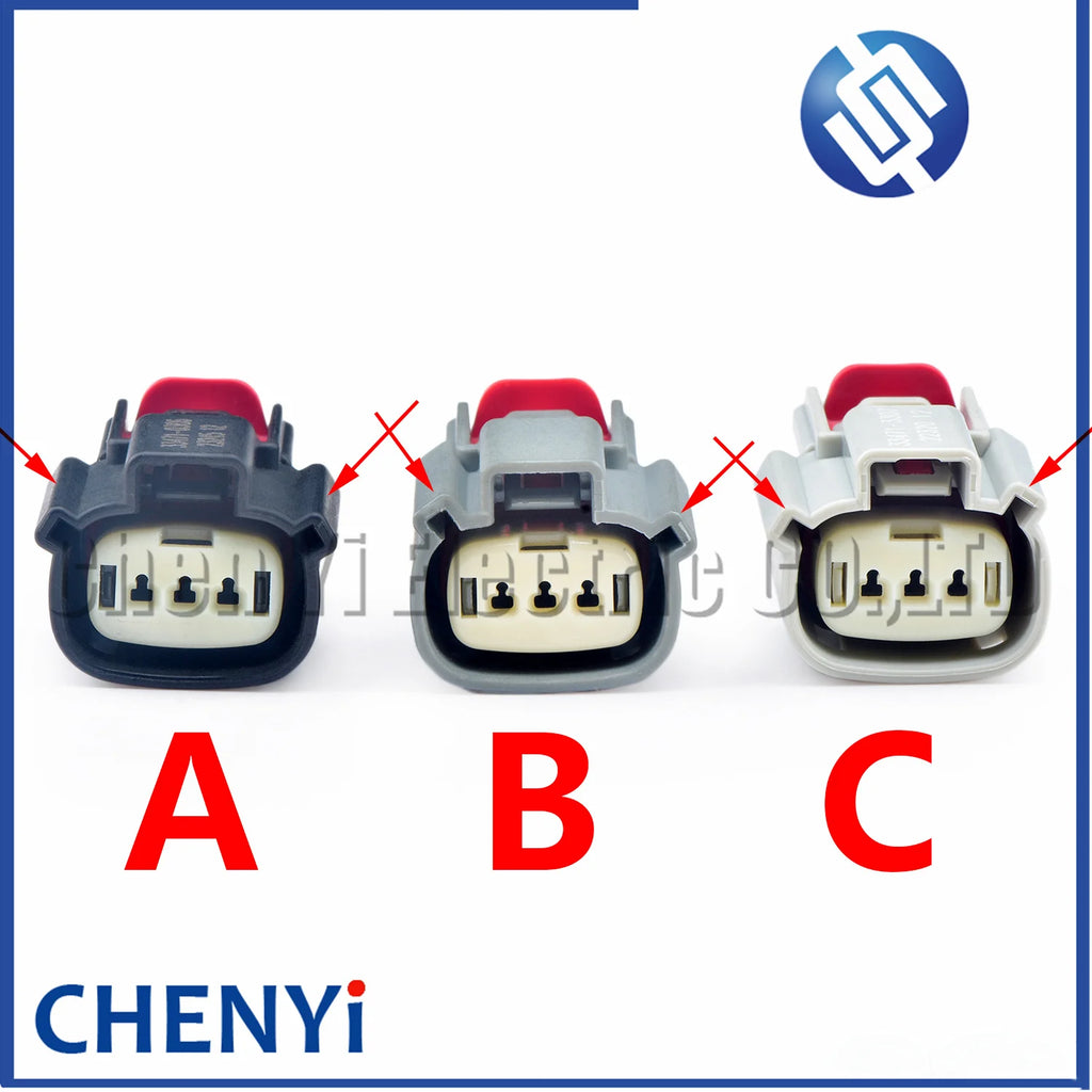 3 Pin Auto waterproof connector Car steering gear power pump harness plug 33471-0307 33471-3307 33471-0306 33471-0340 For Ford