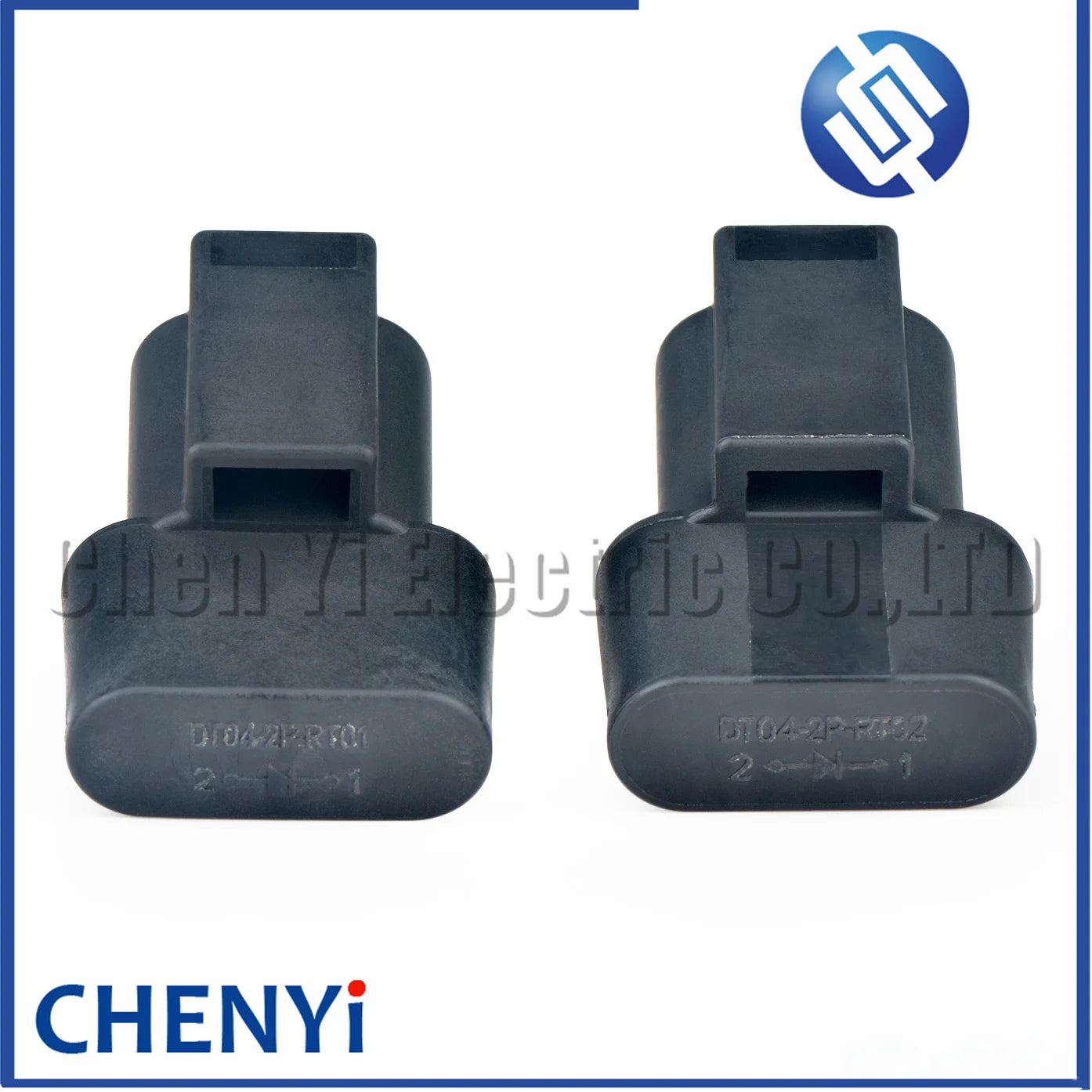 2 Pin Automotive connector Housing For DEUTSCH DT Male Pins Wire-to-Wire diode integrated components DT04-2P-RT01 DT04-2P-RT02
