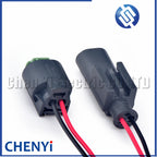 2 Pin Waterproof auto Connector Air Temp Sensor Reverse Radar Sensor ABS sensor Plug 8E0973202 1-967644-1 968405-1 with wire