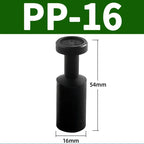 20/100/500/1000 PCS PP PPF Nylon Pneumatic Blanking Plug Hose Tube Push Fit Connector Air Line 4mm 6mm 8mm 10mm 12mm 16mm