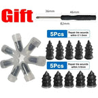 Tire Repair Nails Kit For Car/Motorcycle Fast Self-Service Tire Repair Tools Screw Repair Plugs With Box And Screwdriver Amagi